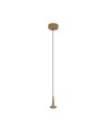 ANDRÓMEDA * Colgante LED 5W 3000K W/T Cristal
